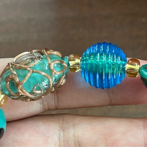 Italy Venetian Murano glass Bracelet NWT - Picture 7 of 7